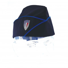 Calot Police Municipale bleu marine avec insigne