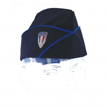 Calot Police Municipale bleu marine avec insigne