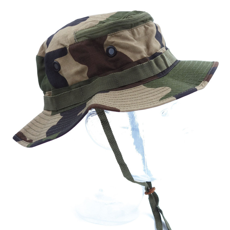 Chapeau jungle avec moustiquaire intégrée – tissu Rip-Stop, protection outdoor