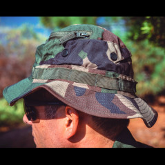 Chapeau jungle avec moustiquaire – tissu Rip-Stop