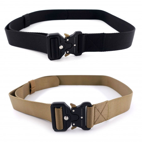 Ceinture nylon Yucon – Ceinture tactique réglable 100 % nylon, boucle métal