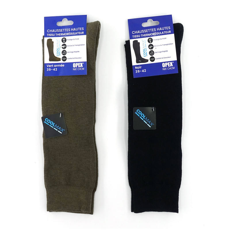 Chaussettes thermorégulatrices Coolmax® – respirantes & confortables Chaussettes thermorégulatrices Coolmax® – respirantes & confortables