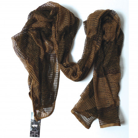 Chèche filet coyote — filet léger tactique