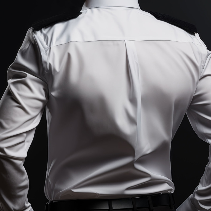 Chemise pilote blanche manches longues – confortable, classique & polyvalente Chemise pilote blanche manches longues – confortable, classique & polyvalente