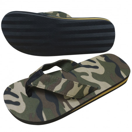 Tongs camouflage CE OPEX – légères, confortables & stylées
