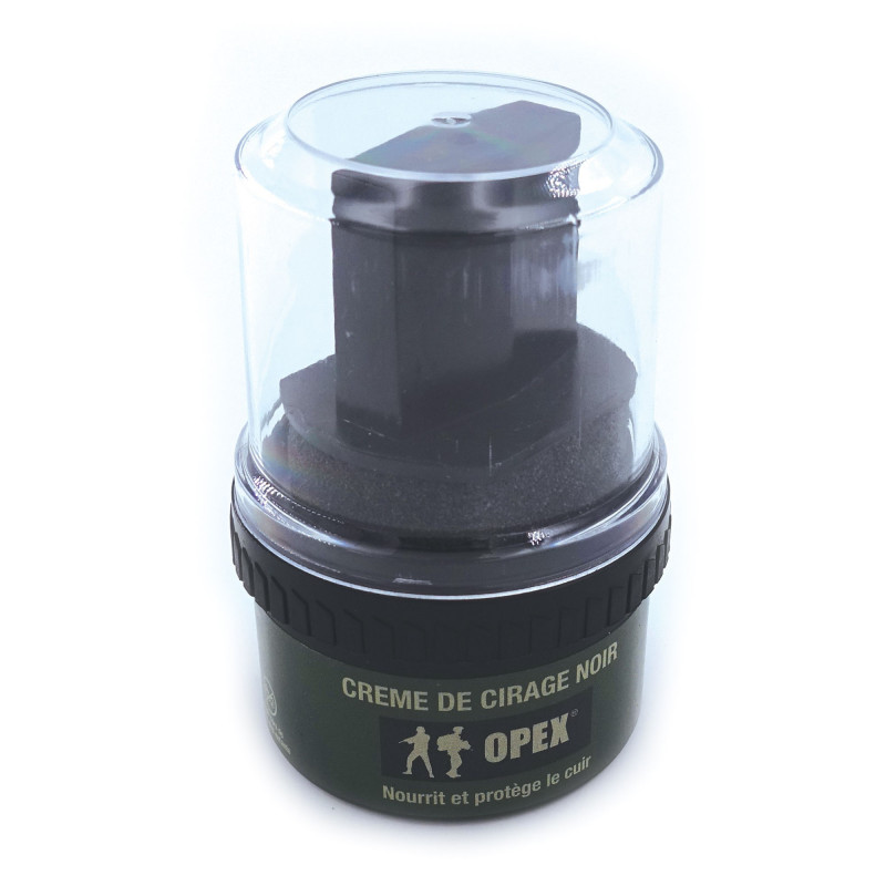 Cirage Rangers Noir 55ml - Éponge Applicatrice - DCA France