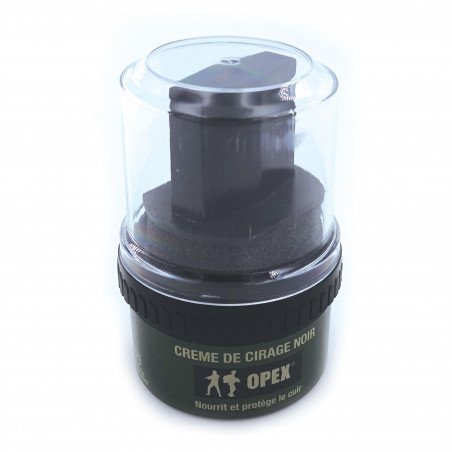 Cirage Rangers Noir 55ml - Éponge Applicatrice - DCA France