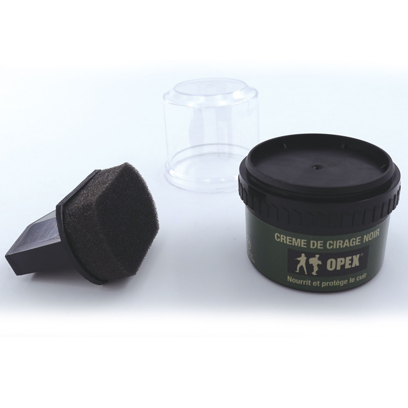 Cirage Rangers Noir 55ml - Éponge Applicatrice - DCA France