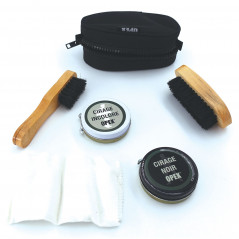 rousse de cirage opérationnelle – Kit complet d’entretien pour chaussures de service