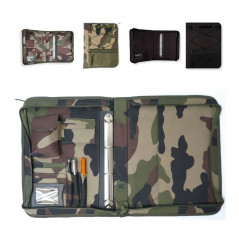 Classeur militaire A4 camouflage – organiseur robuste & fonctionnel