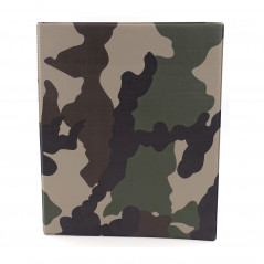 Classeur A4 Camouflage CE – PVC Résistant, 4 Anneaux