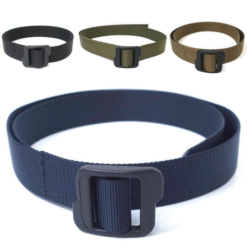 Ceinture sangle nylon réglable – Boucle polymère – 3,8 cm largeur Ceinture sangle nylon réglable – Boucle polymère – 3,8 cm largeur