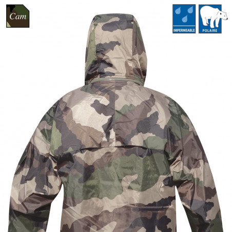 Coupe-vent polaire à capuche type OTAN