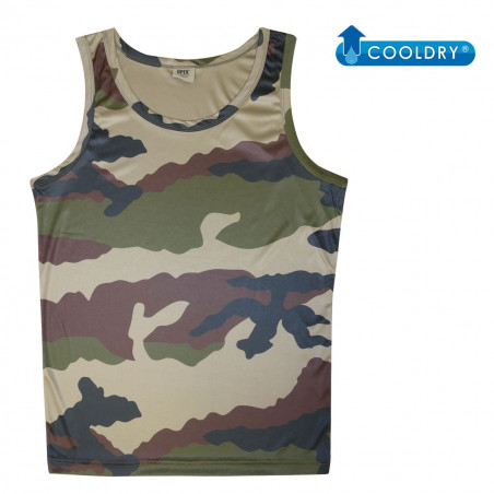 Débardeur Cooldry camouflage – respirant, léger & confortable