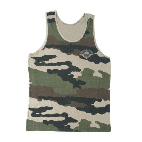 Débardeur camouflage sérigraphié Para – léger, confortable & respirant