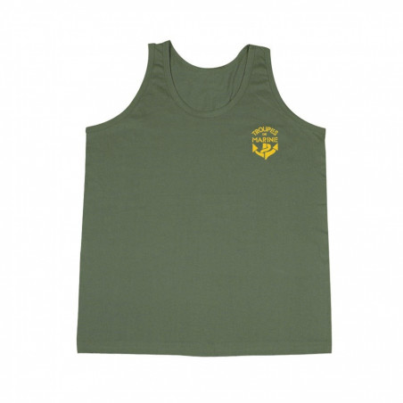 Débardeur vert armée marquage TDM – léger, respirant & confortable