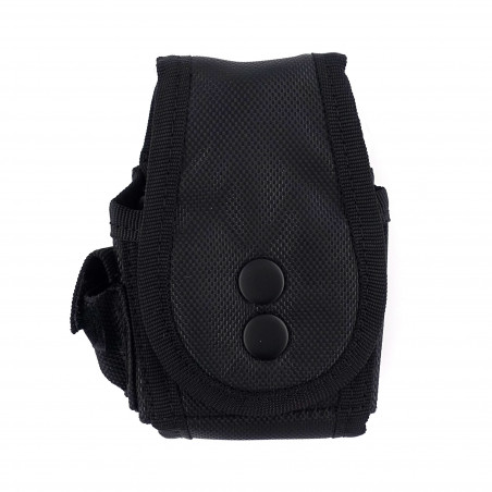 Étui menottes 2-en-1 MOLLE et ceinture – grand modèle noir