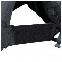 Sac à dos avec porte-plaque extractible 1000D nylon noir Sac à dos avec porte-plaque extractible 1000D nylon noir