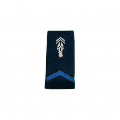Fourreaux brodés Gendarme Adjoint — paire d’épaulettes 11x5 cm