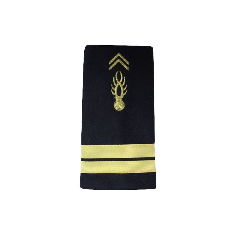 Fourreaux brodés Gendarme Adjoint — paire d’épaulettes 11×5 cm Fourreaux brodés Gendarme Adjoint — paire d’épaulettes 11×5 cm
