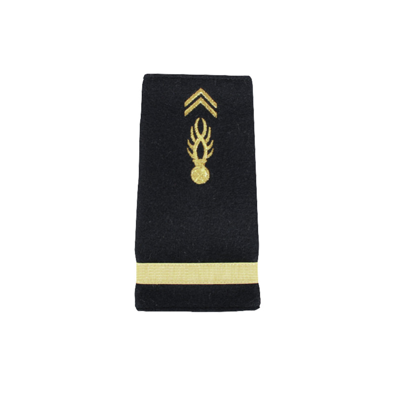 Fourreaux brodés Gendarme Adjoint — paire d’épaulettes 11×5 cm Fourreaux brodés Gendarme Adjoint — paire d’épaulettes 11×5 cm