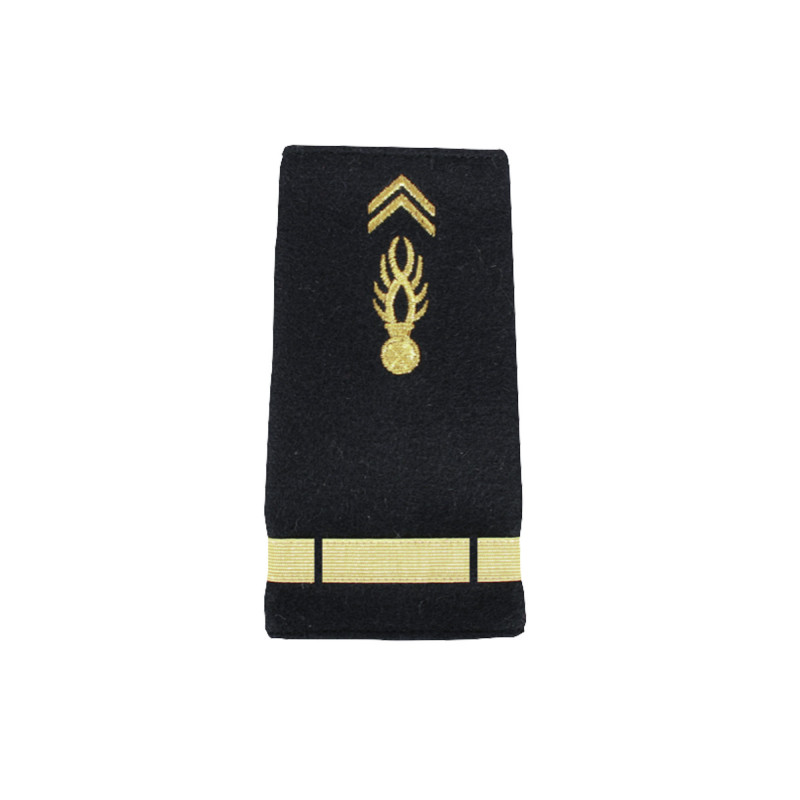 Fourreaux brodés Gendarme Adjoint — paire d’épaulettes 11×5 cm Fourreaux brodés Gendarme Adjoint — paire d’épaulettes 11×5 cm