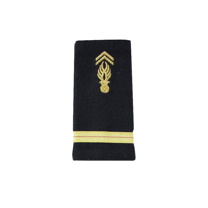 Fourreaux brodés Gendarme Adjoint — paire d’épaulettes 11×5 cm Fourreaux brodés Gendarme Adjoint — paire d’épaulettes 11×5 cm