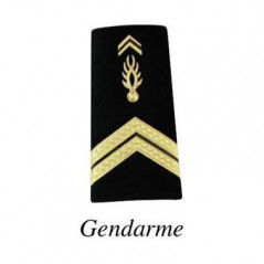 2 Fourreaux “Gendarmerie Mobile” — plastifiés, paire d’épaulettes 2 Fourreaux “Gendarmerie Mobile” — plastifiés, paire d’épaulettes