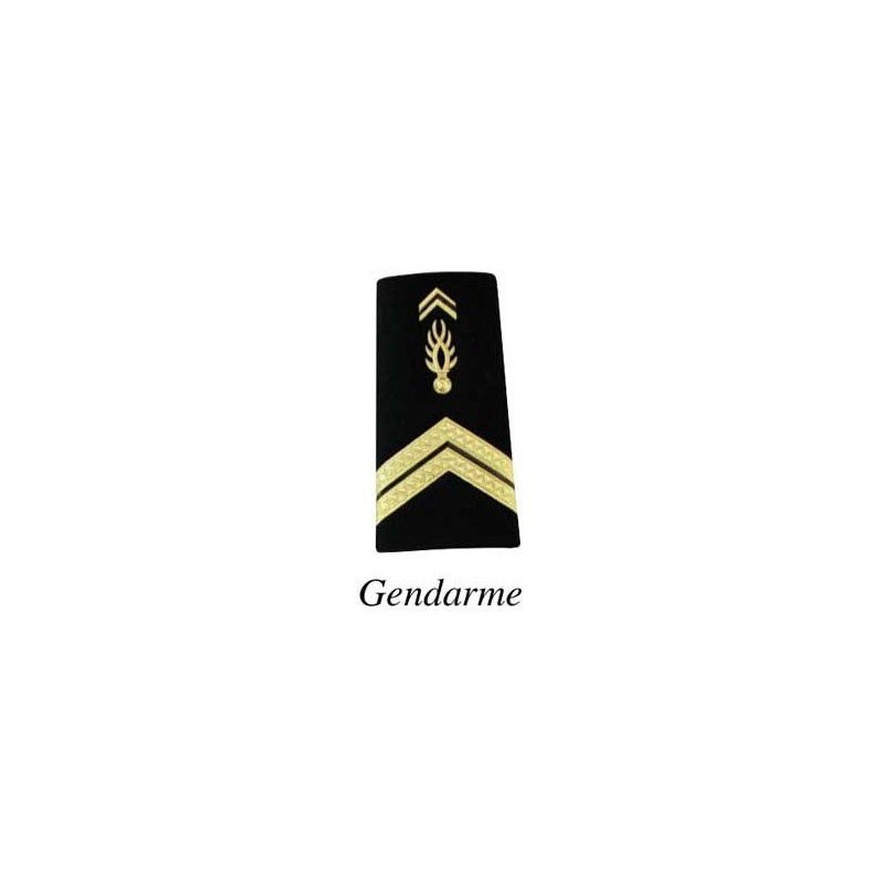 Fourreaux plastifiés Gendarmerie Mobile — paire d’épaulettes 11×5 cm Fourreaux plastifiés Gendarmerie Mobile — paire d’épaulettes 11×5 cm