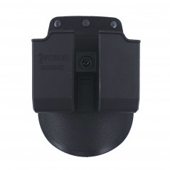 Double porte-chargeurs Fobus – 9 mm, fixations paddle-ceinture ou rotatif