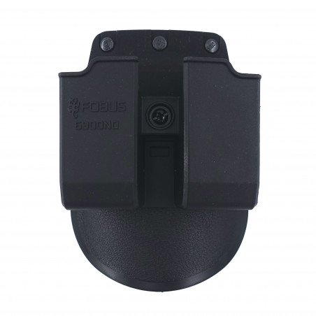 Double porte-chargeurs Fobus – 9 mm, fixations paddle-ceinture ou rotatif