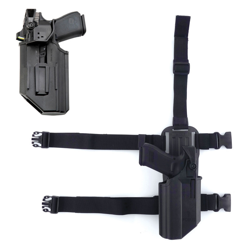Holster Fobus compatible Glock 19/19X/17/45 – Port ceinture & cuisse