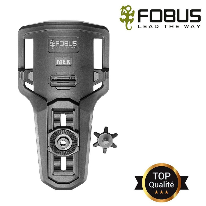 Attache ceinture bas rotatif – Noir – Fobus compatible