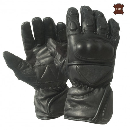 Gants moto noirs – protection, confort & adhérence