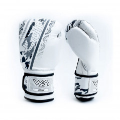 Gants Pro Limited cuir blanc – paire premium