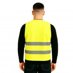 Gilet de signalisation fluo haute visibilité