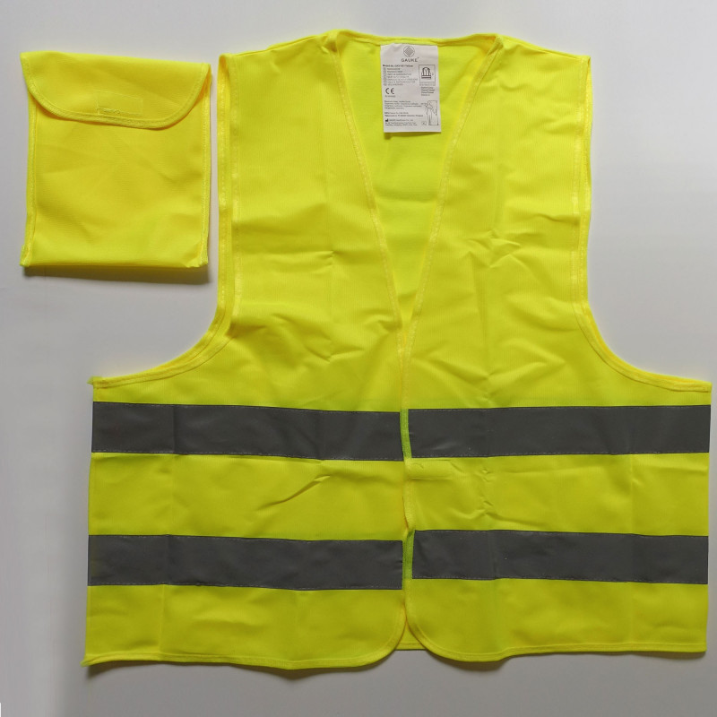 Gilet de signalisation fluo haute visibilité sans marquage Gilet de signalisation fluo haute visibilité sans marquage