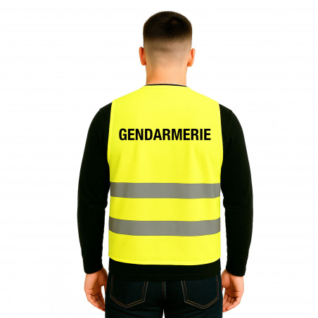 Gilet fluo haute visibilité « GENDARMERIE »