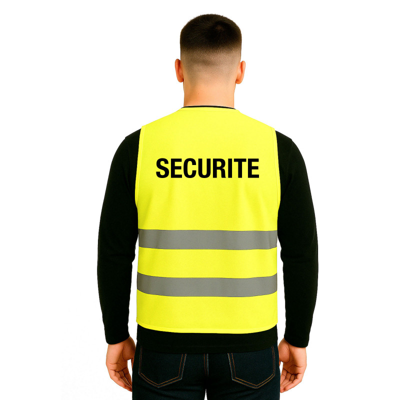 Gilet fluo haute visibilité Sécurité – Norme EN ISO 20471