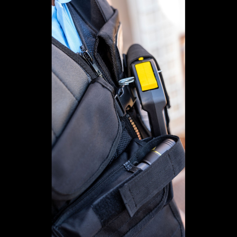 Gilet Force Intervention – nylon déperlant, poches multiples, gilet tactique