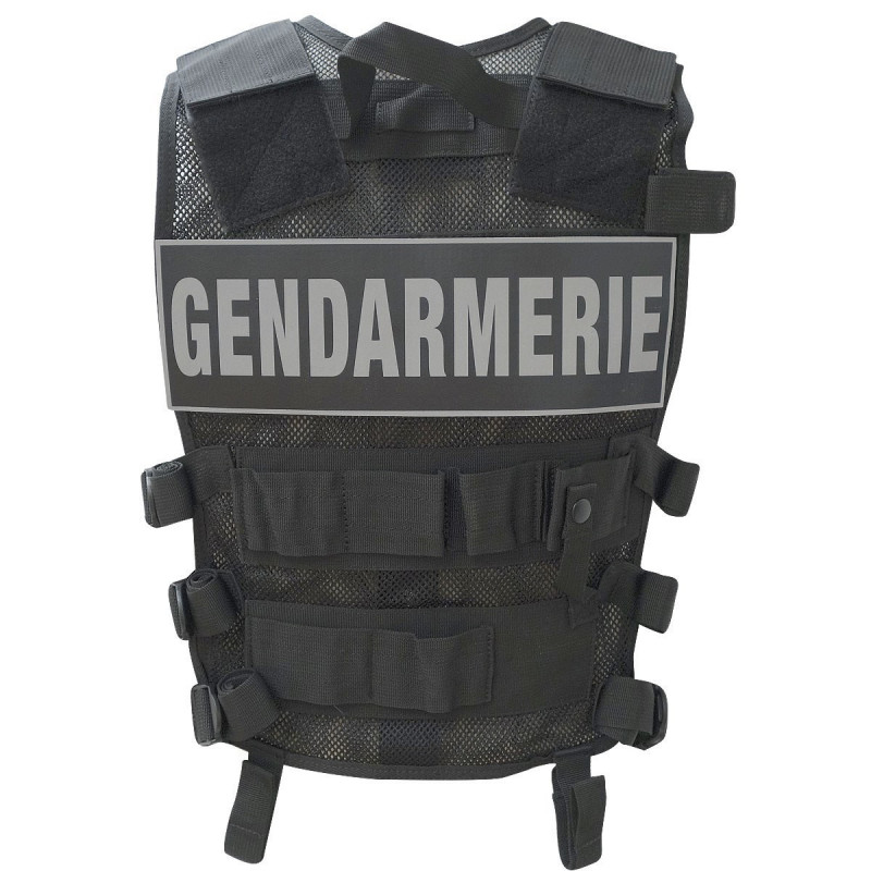 Gilet Force Intervention – nylon déperlant, poches multiples, gilet tactique