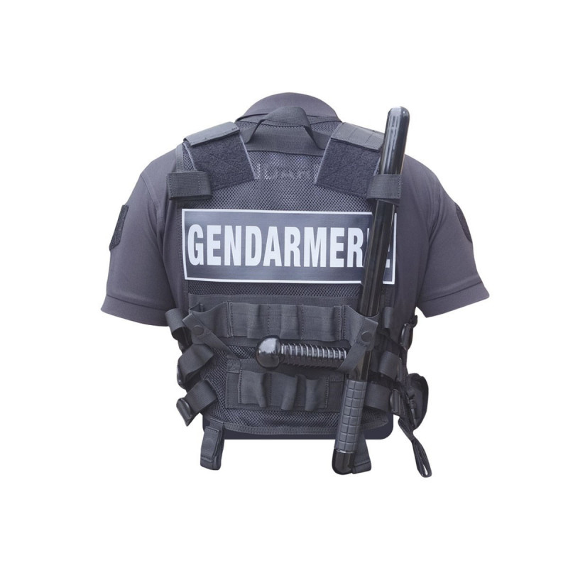 Gilet Force Intervention avec Holster pour PA ou Taser – Patrol Equipement