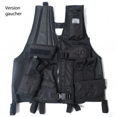 Gilet Force Intervention avec Holster pour PA ou Taser – Patrol Equipement