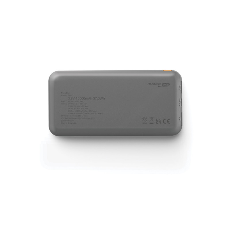 Powerbank GP Plus 10 000 mAh – batterie externe noir, charge rapide USB-C Powerbank GP Plus 10 000 mAh – batterie externe noir, charge rapide USB-C