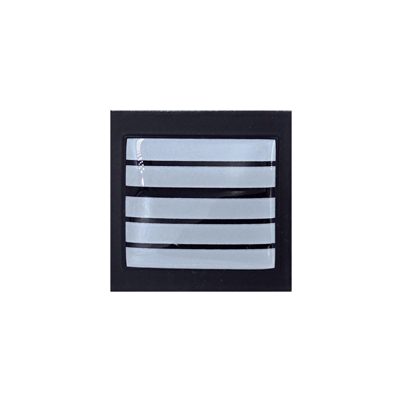 Grades Gendarmerie Départementale plastifiés en relief – représentation visuelle