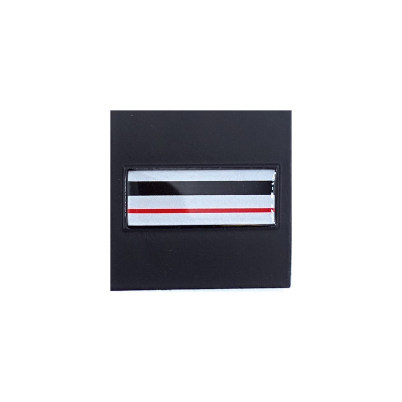 Grades Gendarmerie Départementale plastifiés en relief – représentation visuelle