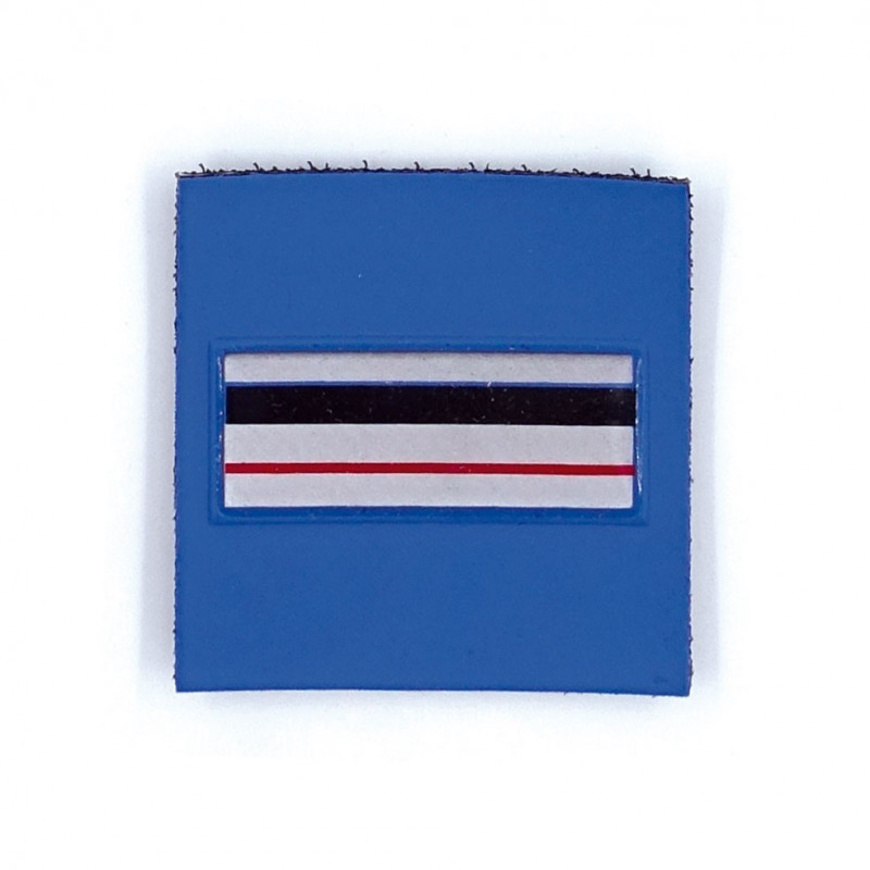 Grade Police Municipale plastifié en relief – représentation visuelle
