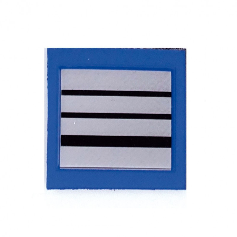 Grade Police Municipale plastifié en relief – représentation visuelle