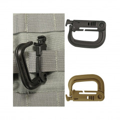 Mousqueton Grimlock 4 cm pour attaches MOLLE – utilitaire & compact