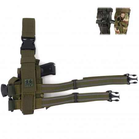 Holster tactical de cuisse – version droitier ou gaucher